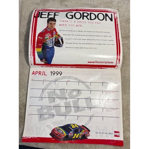 1999-2000 NASCAR Winston Cup Series Calendar Featuring Winston Ad Campaign - Picture 2 of 7